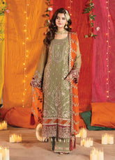 Shagun By Imrozia Premium Embroidered Chiffon 3 Piece Unstitched Suit IM25S D-M-104 NOURA